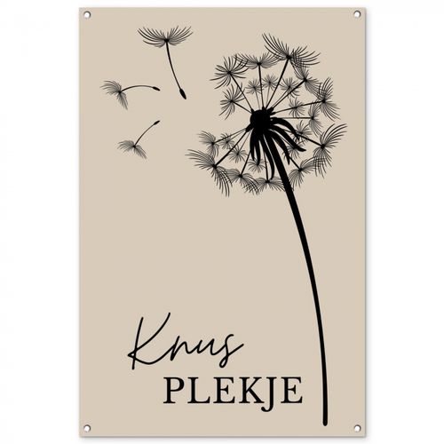 Tuinposter - Knus Plekje met Paardenbloem