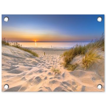 Tuinposter - Avondrust aan Zee