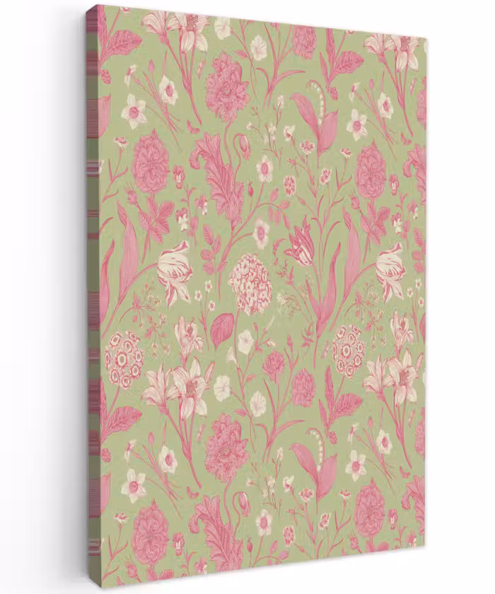 Buiten canvas - Classic - Pink - Mint