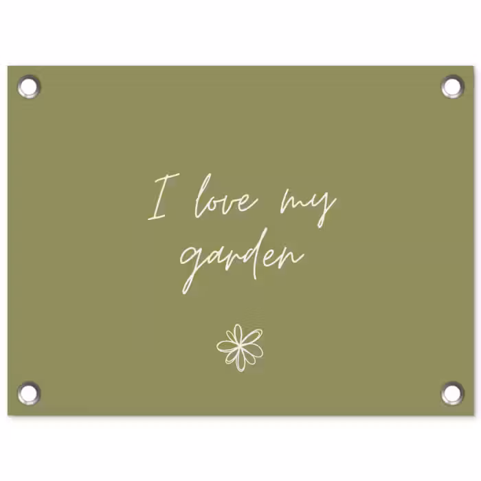 Tuinposter - I Love My Garden