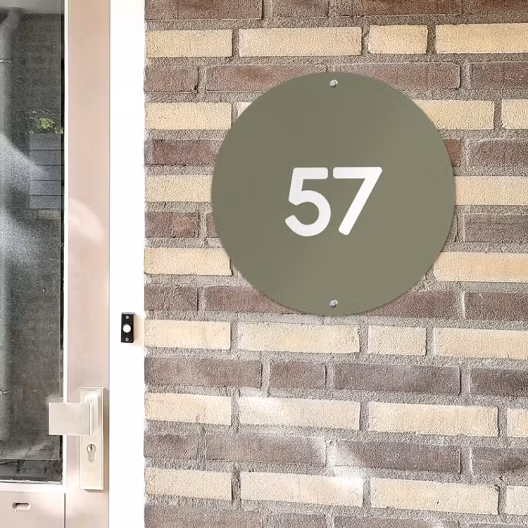 Naambord effen kleur — 3