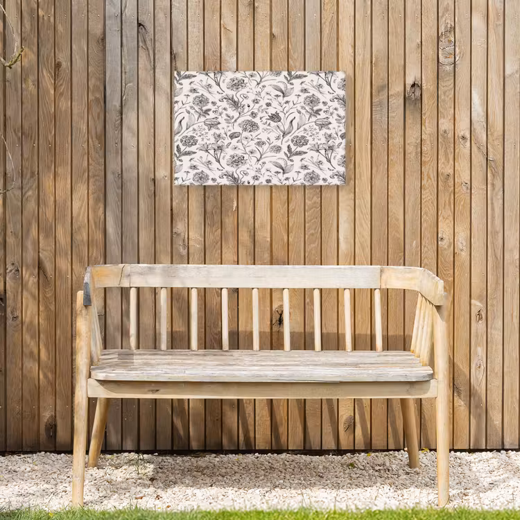 Buiten canvas - Classic - Black - White - Floral — 3