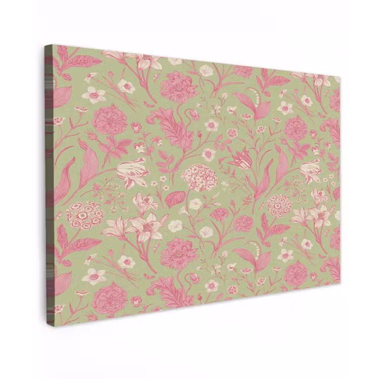 Buiten canvas - Classic - Pink - Mint — 1