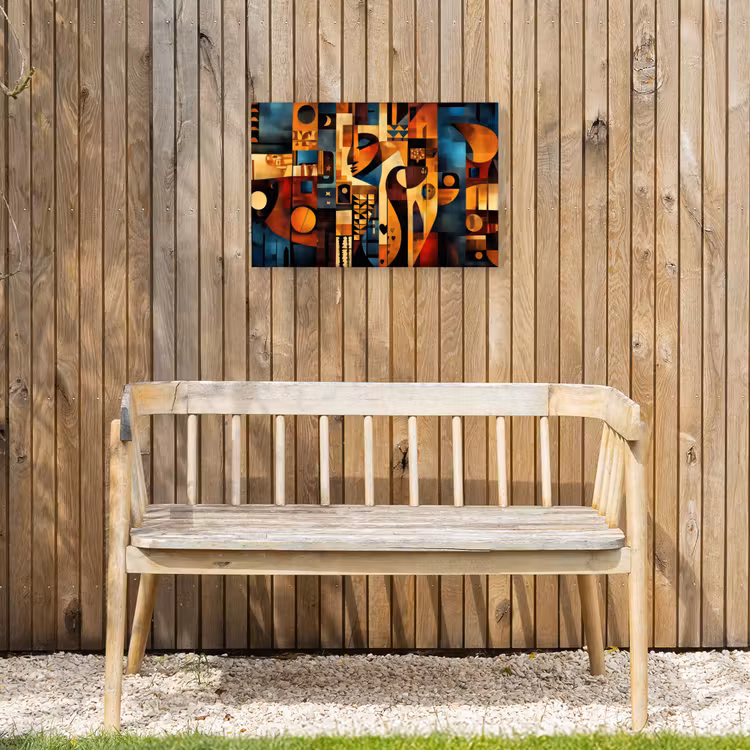 Buiten canvas - Figuren - Abstract - Symbolen — 3