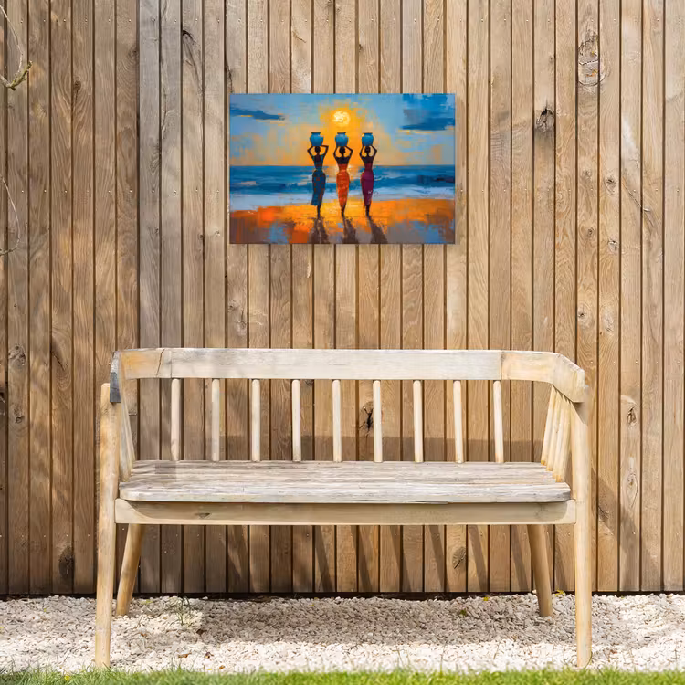 Buiten canvas - Vrouwen - Strand - Zondsondergang — 3