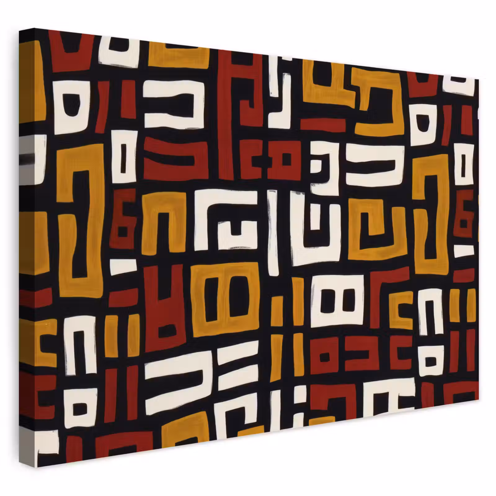 Buiten canvas - Abstract - Patroon - Rood — 1