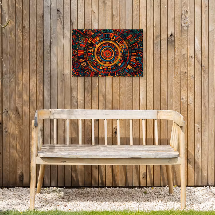Buiten canvas - Mandala - Cirkels - Patronen — 3