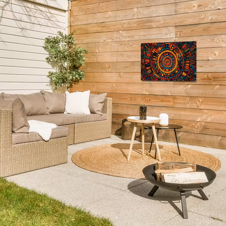 Buiten canvas - Mandala - Cirkels - Patronen — 4