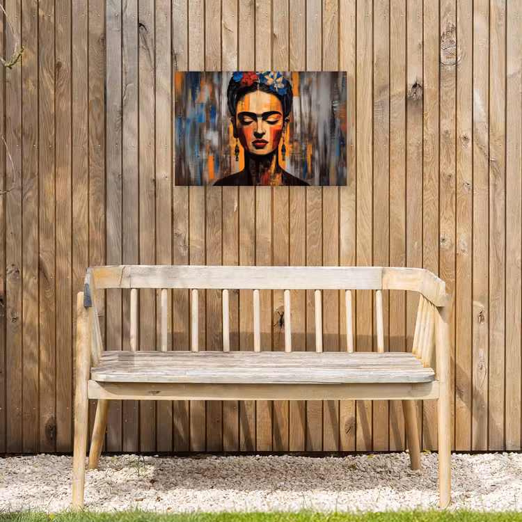 Buiten canvas - Portret - Vrouw - Bloemen — 3