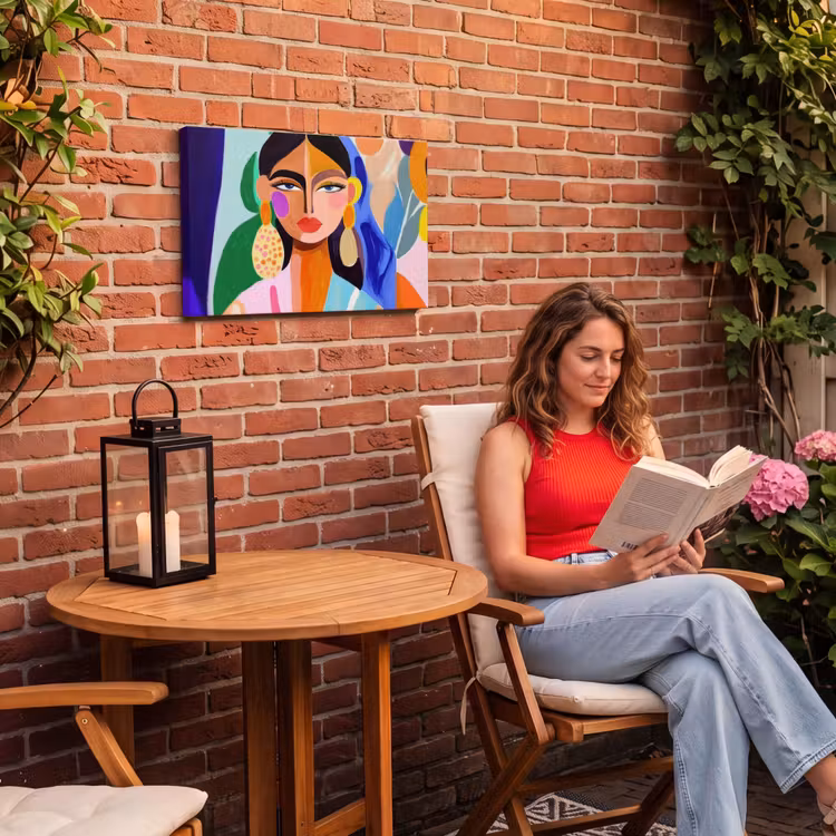 Buiten canvas - Portret - Vrouw - Modern — 2