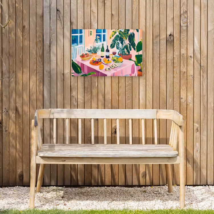 Buiten canvas - Tafel - Wijn - Fruit — 3