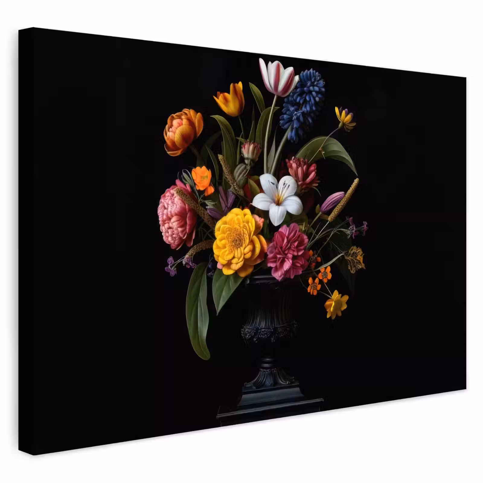 Buiten canvas - Lente - Bloemen - Klassiek - Vaas — 1