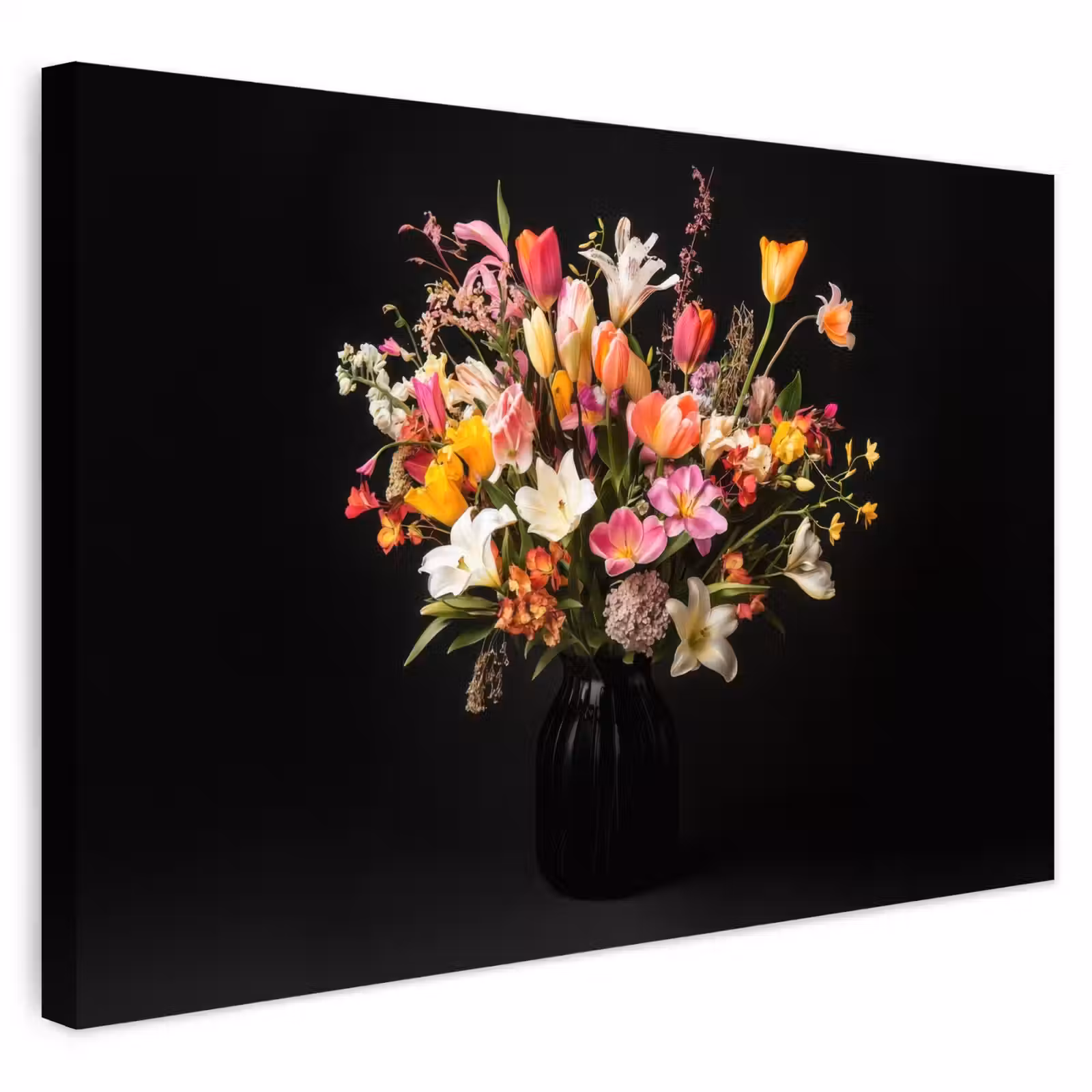 Buiten canvas - Vaas - Bloemen - Tulpen — 1