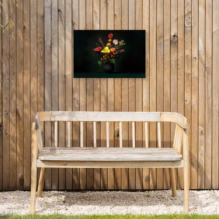 Buiten canvas - Bloemen - Vaas - Zwart — 3
