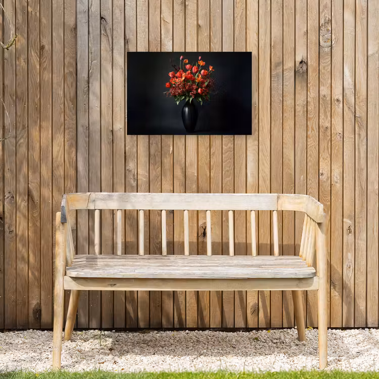 Buiten canvas - Boeket - Tulpen - Vaas - Rood — 3