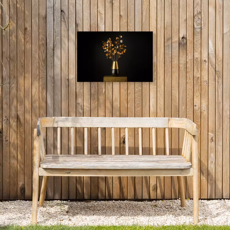 Buiten canvas - Goudbruine - Bladeren - Vaas - Herfstachtig — 3