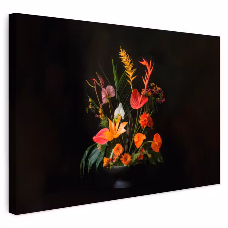 Buiten canvas - Schaal - Boeket - Bloemen — 1