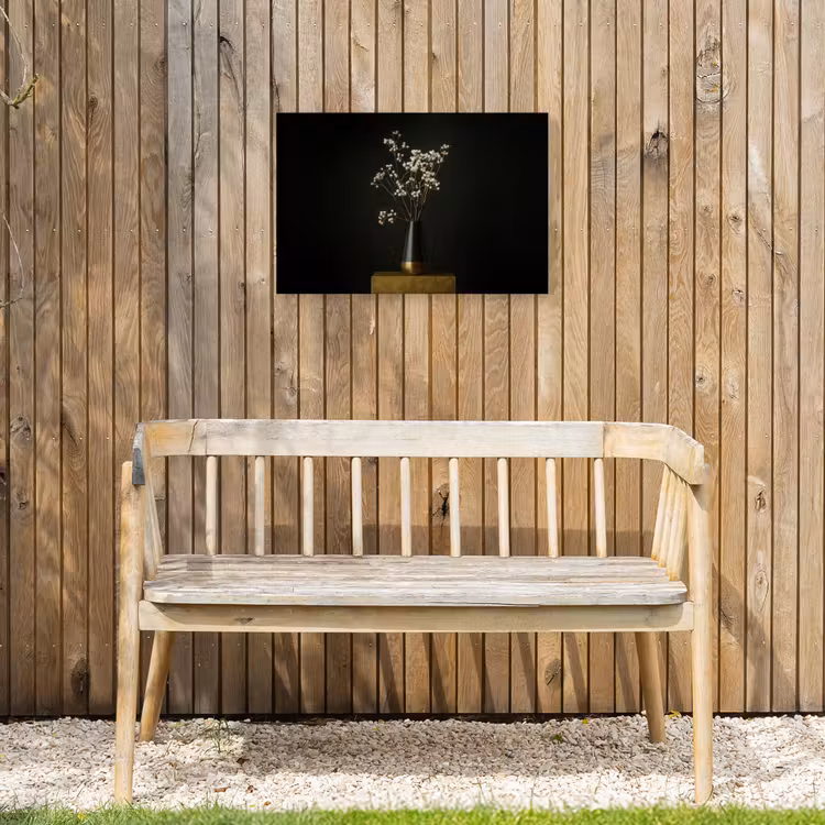 Buiten canvas - Bloembollen - Wit - Vaas - Minimalistisch — 3