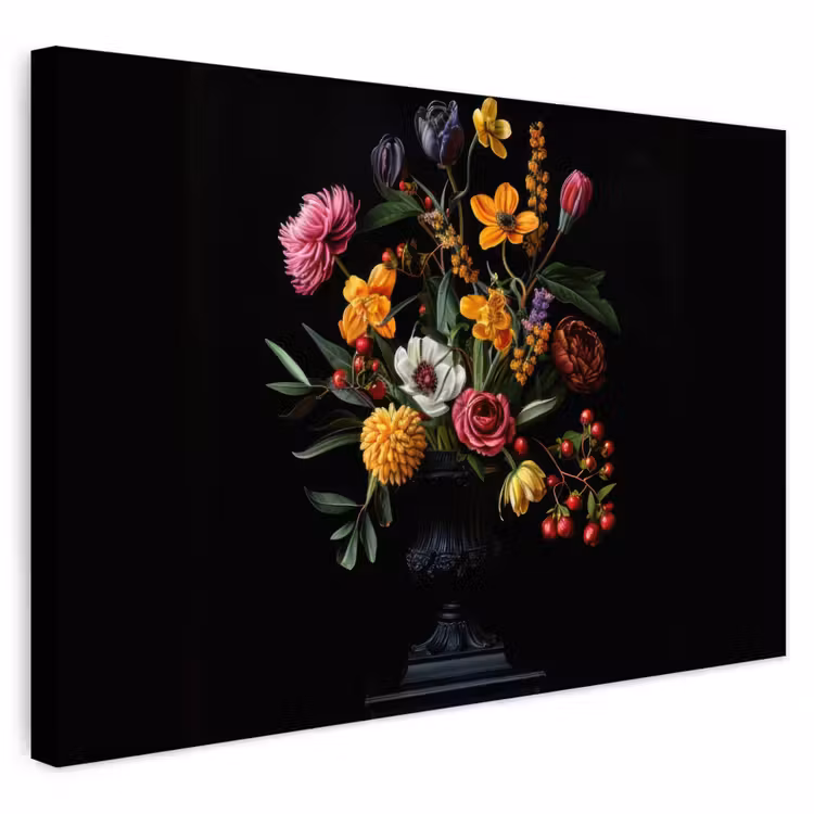 Buiten canvas - Sierlijk - Boeket - Bladeren — 1